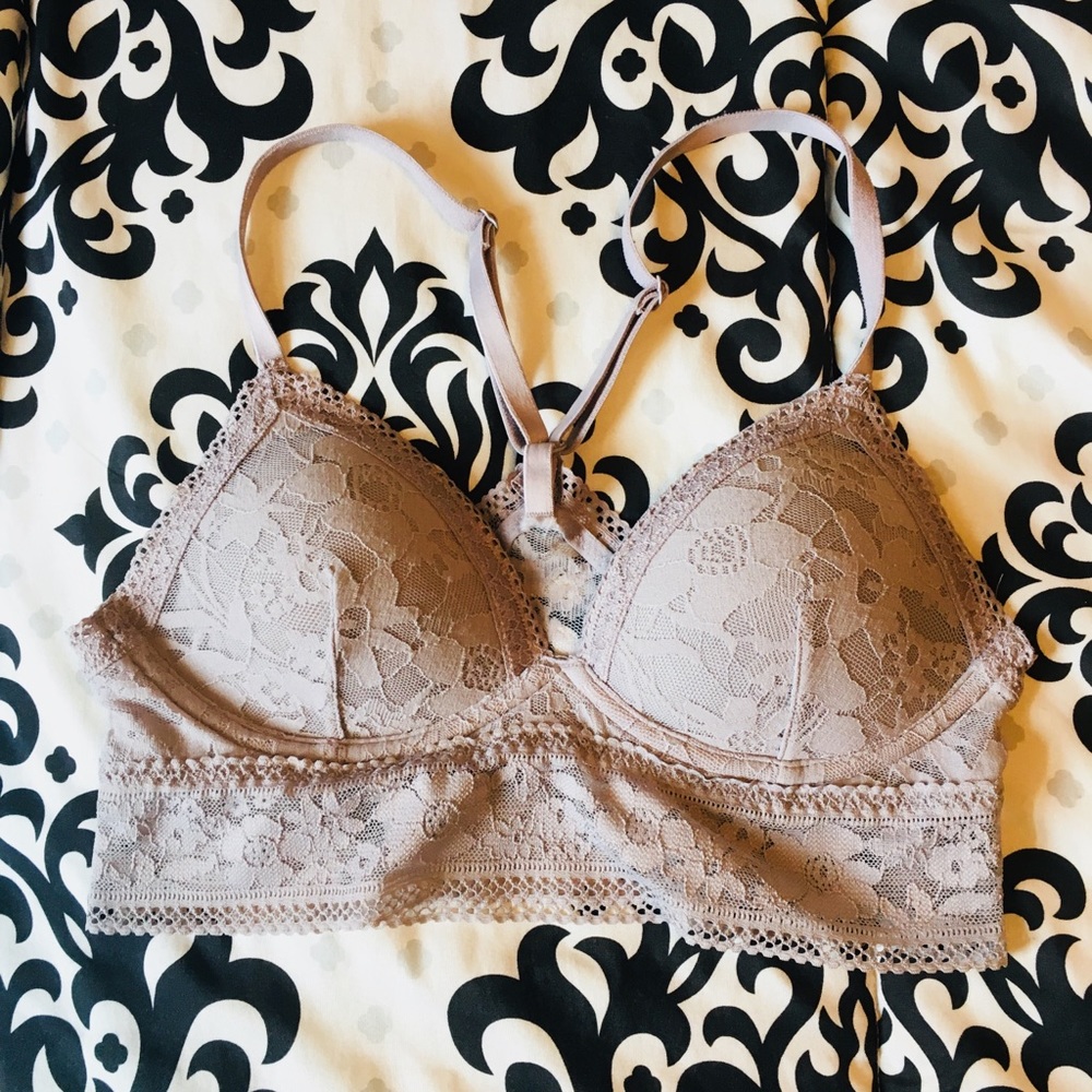💟VS LACE BRALETTE (Light Ashy Grey)💟